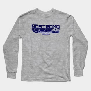 Nostromo Logo (Blue) Long Sleeve T-Shirt